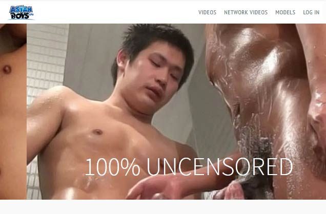 Popular paid adult site featuring Asian men fucking