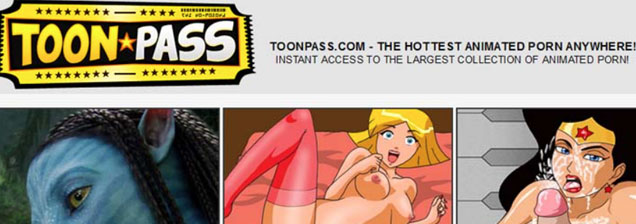Top pay adult site providing a lot of cartoon porn stuff